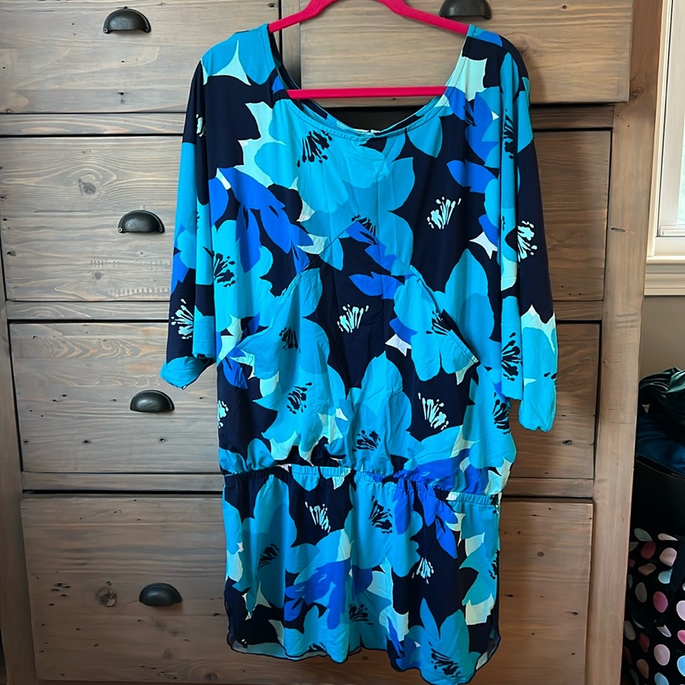 EUC Anne Cole swim coverup sz L/XL